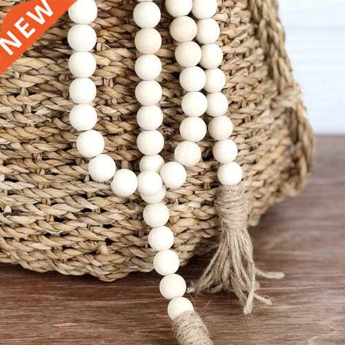 DIY Wooden Home Decoration Handmade Garland With Jute Rustic