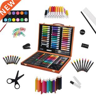 Pieces Set Drawing Painting Artist Portable 150 Wood Deluxe