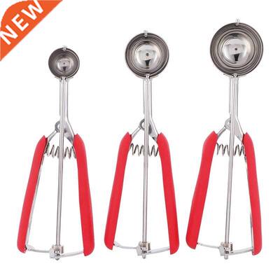 Stainless Steel Kitchen Fruit Ice Cream Scoop Set,Cookies