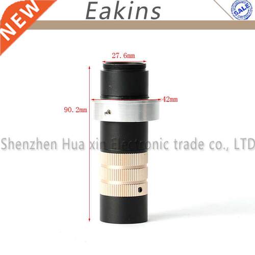 Adjustable 200X Continuous Zoom C-mount Lens C/CS Mount Magn
