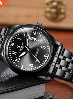 Men's Retro Business Watch Stainless Steel Luminous Waterpr