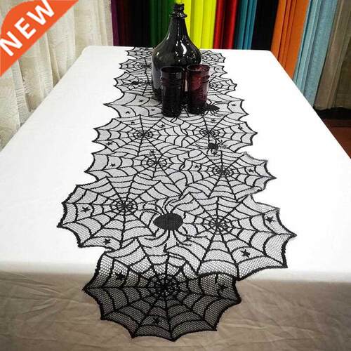 1pcs Tablecloth Lace Spider Web Skeleton Skull Tablecloth