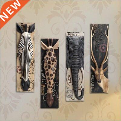 American Retro Stereo Wall Hanging Decoration Animal Deer