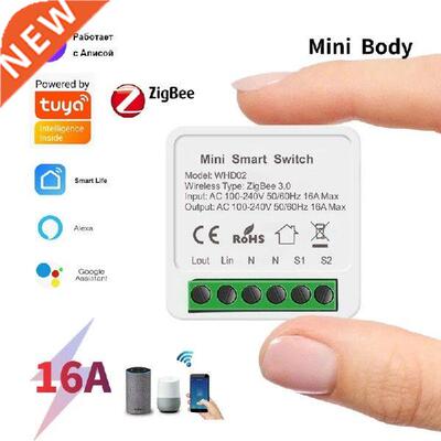 Tuya 16A Zigbee 3.0  Mini Switch Timing Wireless Control