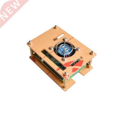 Acrylic Clear Case Enclosure Shell with Cooling Fan for Rasp