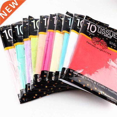 10Sheets/bag Tissue Paper Flower 50*66cm Gift Packaging Home