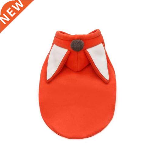 Pet Fox-Costume Doggie Sweater Outfit Puppy Jumper Cat Pajam