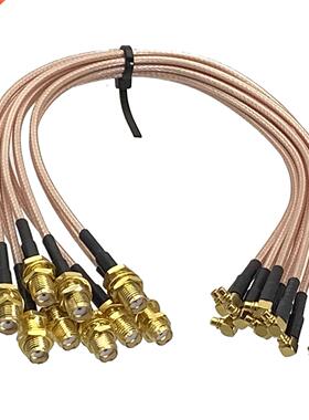 5-10Pcs RG316 RP SMA Female Nut to MMCX Male Plug Right Angl