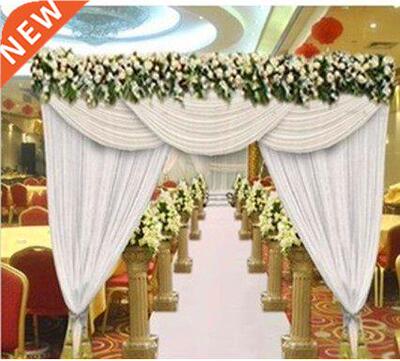 3*3m (10*10ft) 3x6m whte & other color ce slk fabrc