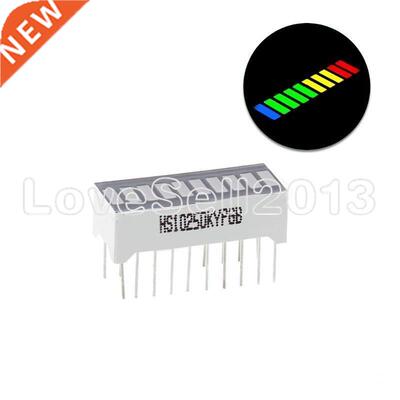 5PCS 10 Segment 4 Color LED Battery Level Bar Graph Power D