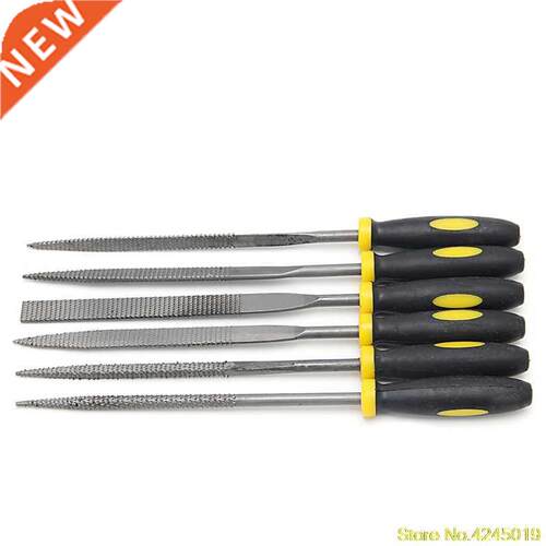 6Pcs 180mm Mini Metal Filing Rasp Needle File Wood Tools Han