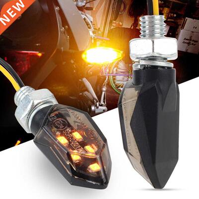 LED Turn Signal Light Super Bright 2pcs Motorcycle Mini Univ