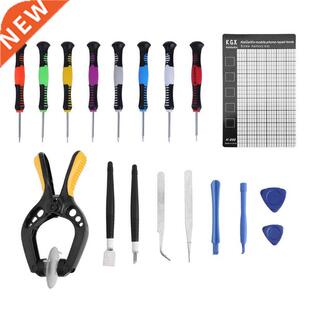 18pcs LCD Screen Openng Repar Tools Sucton Cup Kt Pry Se