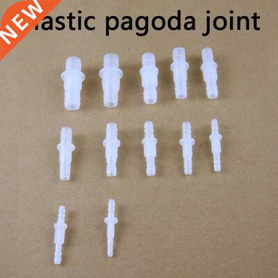 Plastic pagoda joint PP Thread Hex Nut PP Straight Connecto