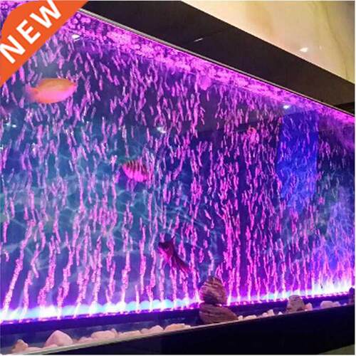 LED Air Bubble Light Aquarium Lamp Underwater Submersible Fi