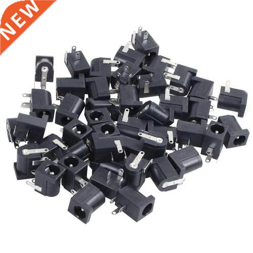45 Pcs DC Power Jack Socket 2.1mm x 5.5mm Barrel-Type PCB Mo