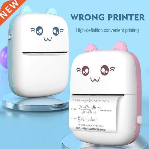 Portable Thermal Printer Mini Label Printer Photo Pocket The