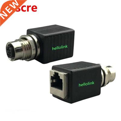 M12 to RJ45 Ethernet extension connector