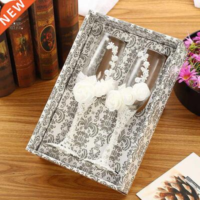 Wedding Table Deco Wine Glass Cup Cover Bride Groom Costume