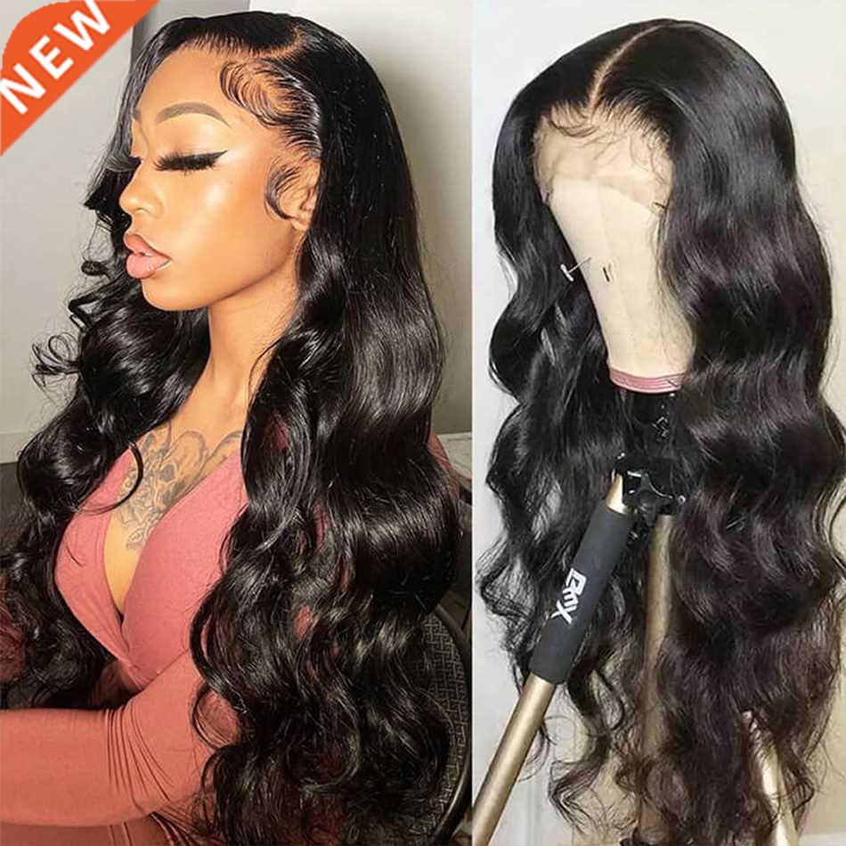 1x4 1x6 HD Transparent Lace Front Human Hair Wigs For Wome