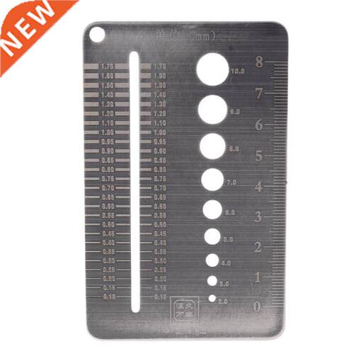 0.1-10mm Screw Gauge Plate Diameter Measuring Gauge Stainles