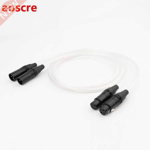 Yter 5N PHOCC pure copper silver plated audio interconnect c