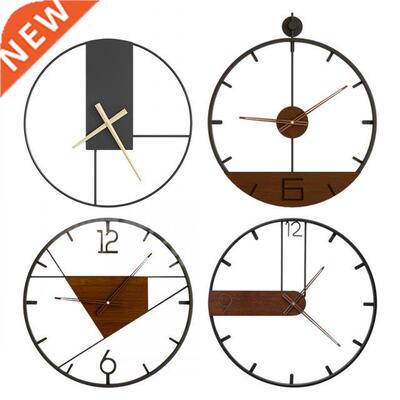 Antique Style Metal Minimalist Hanging Clock Nordic Simple W
