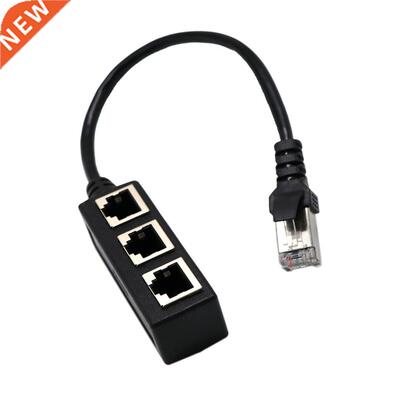Splitter Ethernet RJ45 Cable Adapter 1 To 3 Port LAN Network