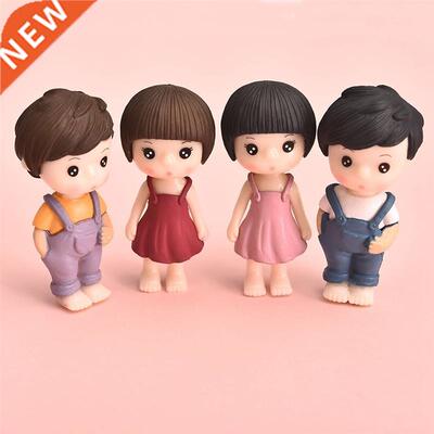 1 Pair Little Lovers Miniature Landscape DIY Ornament Home G