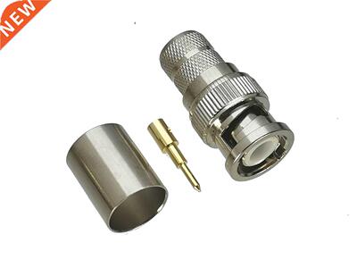 1Pcs Connector BNC Male plug Crimp For RG8 LMR400 RG213 RG21