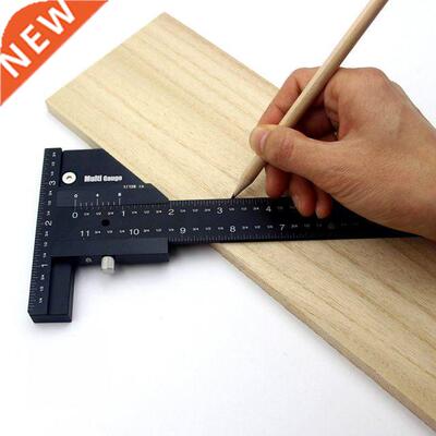 Multifunction Woodworking Scriber Gauge Aluminum Alloy T Typ