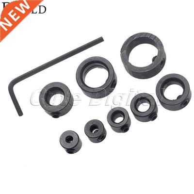 8Pcs Woodworkng Tools Drll Bts Depth Stop Collars Rng Po