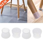 Leg Caps Table Silicone Cover Furniture Chair Pads 4Pcs Feet