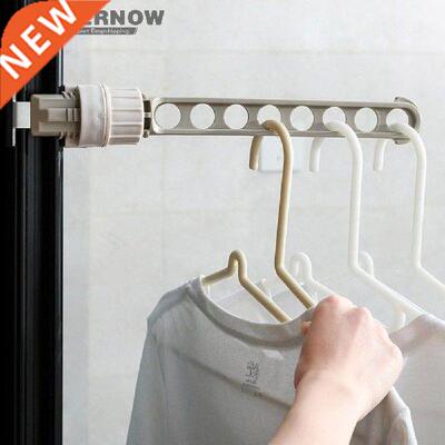 8 Holes Drying Rack Balcony Clothes Drying Rack Wall