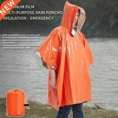 Outdoor Two-color Thermal Insulation Emergency Raincoat