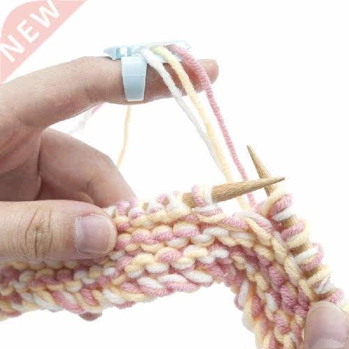 Hot！Useful 4Pcs Finger Splitter Sweater Wool Knitting Tool