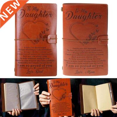 1 Pc Vintage Engraved Faux Leather Journal Notebook Diary to