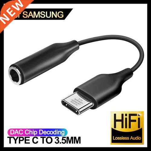 USB Type C to .5mm jack Earphone Audio Cable for Samsung Ga