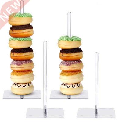 4pcs Donut Holder Acrylic Donut Stand Tower Bagel Display