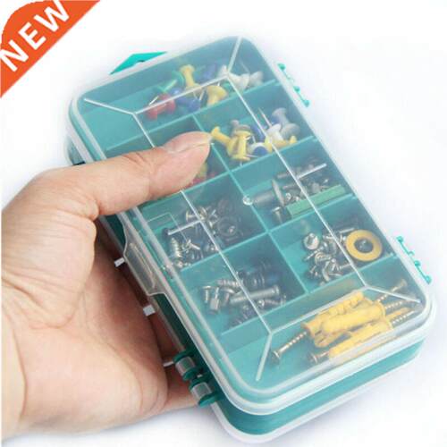 8-Slot Tool Box Plastic Screws Threads Bolts Nails Nuts Stor