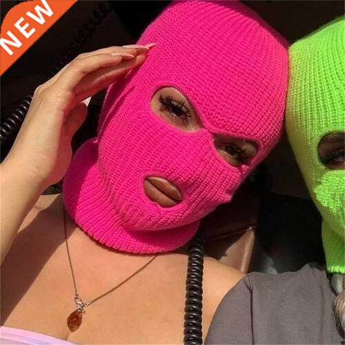 Full Face Cover Sk Mask Hat 3 Holes Balaclava Army Tactcal