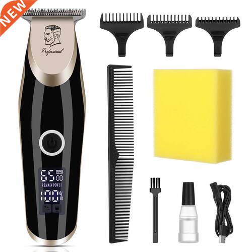 Electric Cordless Hair Clipper Beard  Level LED Display