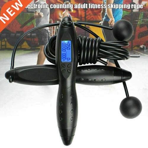 Digital LCD Jump Jumping Skipping Rope Calorie Count Counter