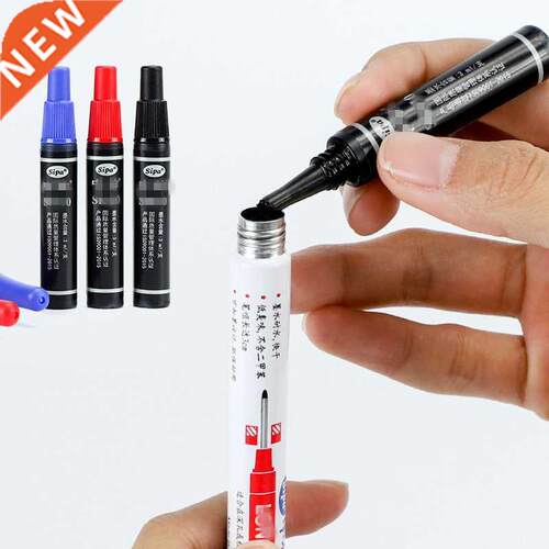 3 COLOR Carpenter Pen 30mm Deep Drill Hole Long Nib Water Re