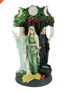 Creative Celtic Danu Triple Goddess Figurine Hope Honor