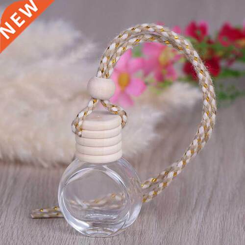 1Pc Car 8ml hanging empty glass perfume bottles pendant car