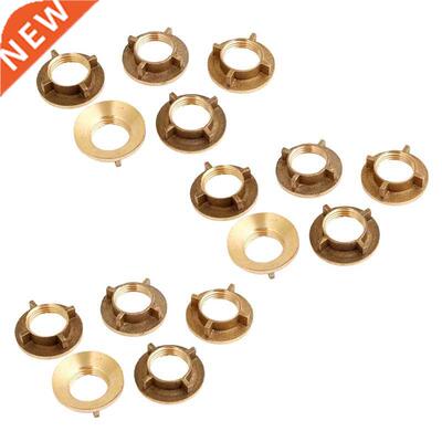 15 Pcs Gold Tone Brass 1/2 inch PT Threaded Household Water
