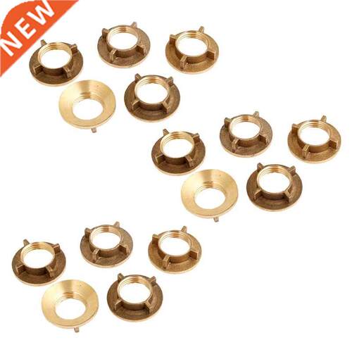 15 Pcs Gold Tone Brass 1/2 inch PT Threaded Household Water