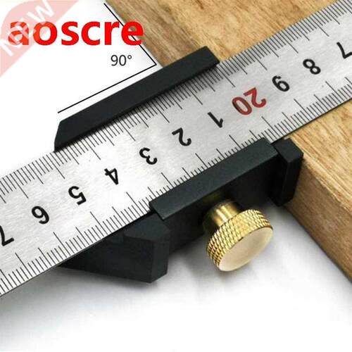 Steel Ruler Positioning Block Alloy Angle Scriber Line Marki