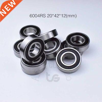 10pcs 6004RS 20*42*12(mm) chrome steel rubber Sealed Hgh s